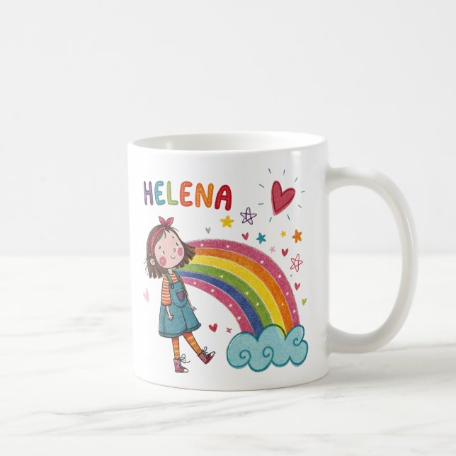 Rainbow Girl Helena 2 Kaffeetasse (Rechts)