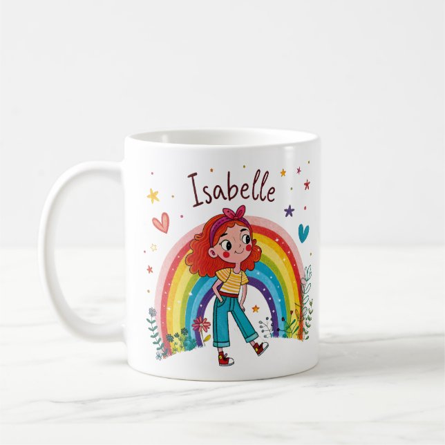 Rainbow Girl Isabelle Kaffeetasse (Links)