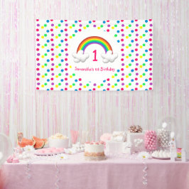 Rainbow Girl jeden Geburtstag Banner