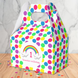 Rainbow Girl jeden Geburtstag Geschenkschachtel