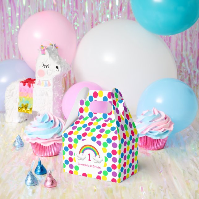 Rainbow Girl jeden Geburtstag Geschenkschachtel (Party)