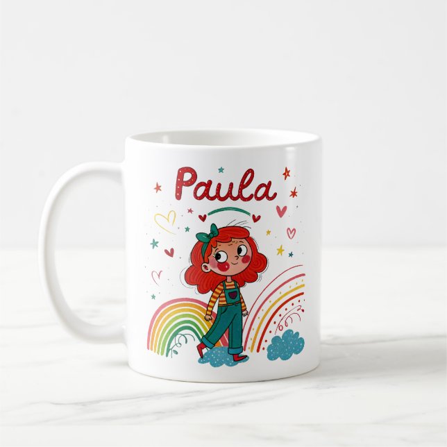 Rainbow Girl Paula 2 Kaffeetasse (Links)