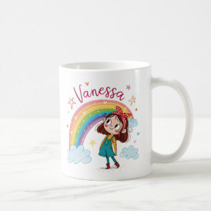 Rainbow Girl Vanessa 1 Kaffeetasse