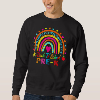 Rainbow Girls Boy Teacher Team Pre K S Sweatshirt