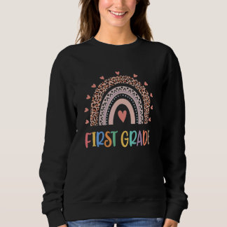 Rainbow Girls Boys Teacher Team 1st Gr Sweatshirt