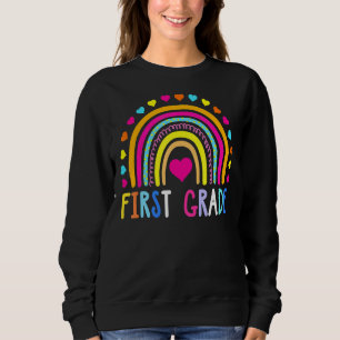 Rainbow Girls Boys Teacher Team 1st Gr Sweatshirt