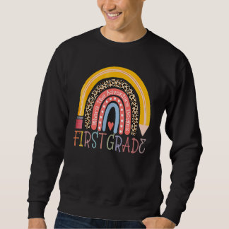 Rainbow Girls Boys Teacher Team 1st Gr Sweatshirt