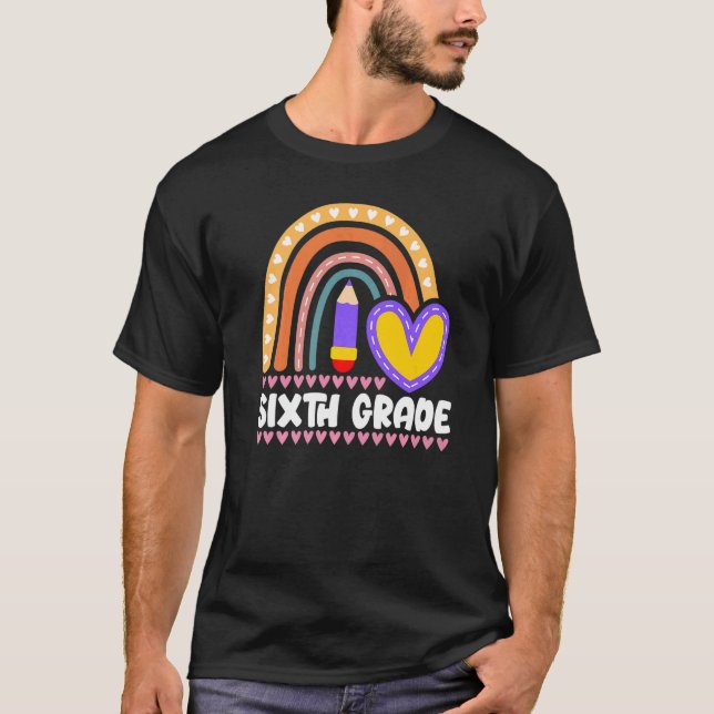 Rainbow Girls Boys Teacher Team Kinder T-Shirt (Vorderseite)