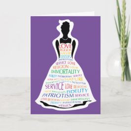 Rainbow Girls, Masonic Custom Notecards Einladung