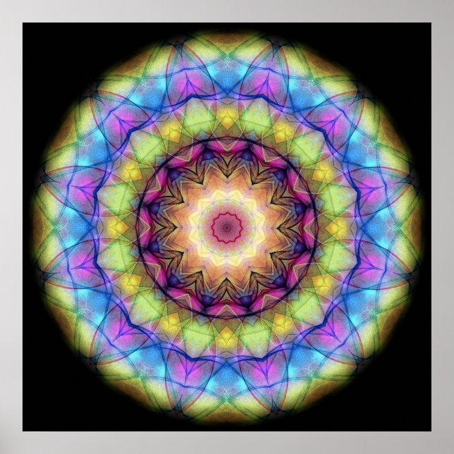 Rainbow-Glass Poster (Vorne)