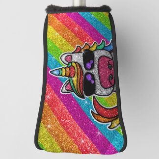 Rainbow Glitzer Einhorn Funkelnd LGBT+ Glitzern Golf Headcover