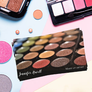 Rainbow-Glitzer-Eyeshadow-Palette Visitenkarte