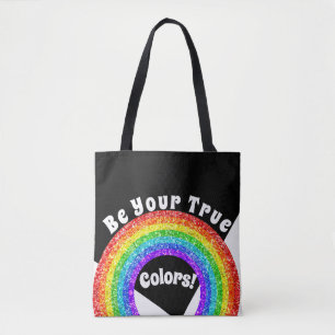 Rainbow Glitzer Pride LGBT Ihre wahren Farben