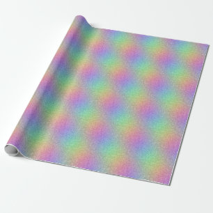 Rainbow-Glitzer-Wrapping-Papier Geschenkpapier