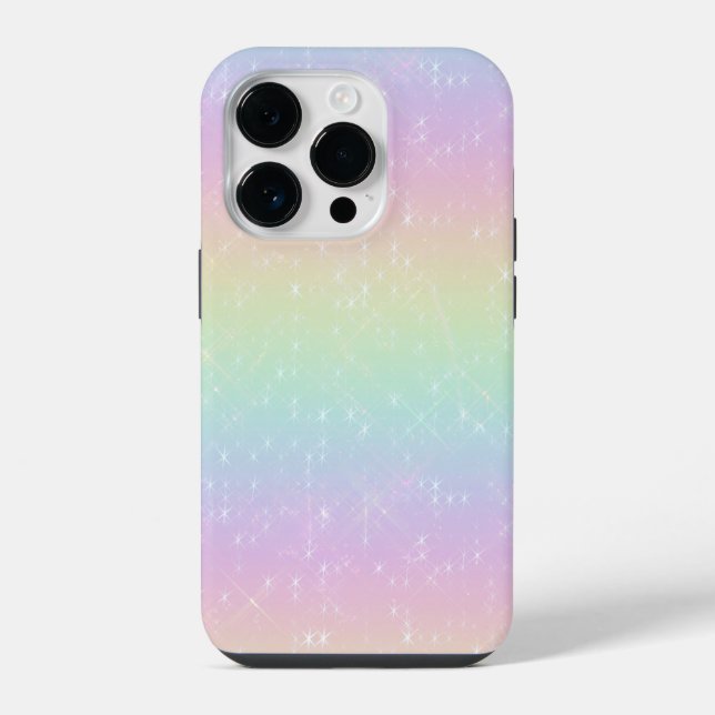 Rainbow-Glitzern Handy-Fall iPhone Hülle (Rückseite)