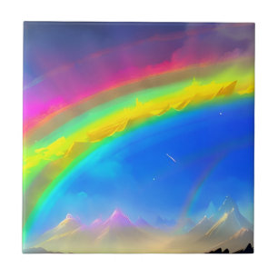 Rainbow Glow Sky Fliese