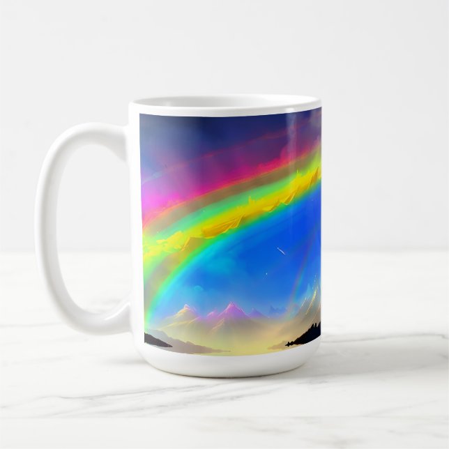 Rainbow Glow Sky Kaffeetasse (Links)