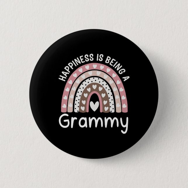 Rainbow-Glück ist ein Grammy Button (Vorderseite)