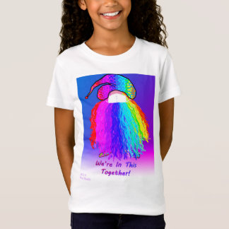 Rainbow Gnome für Mädchen: Wir sind zusammen T-Shirt