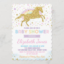 Rainbow Gold Unicorn / Magical Stars Kinderdusche