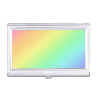 Rainbow Gradient Business Card Case