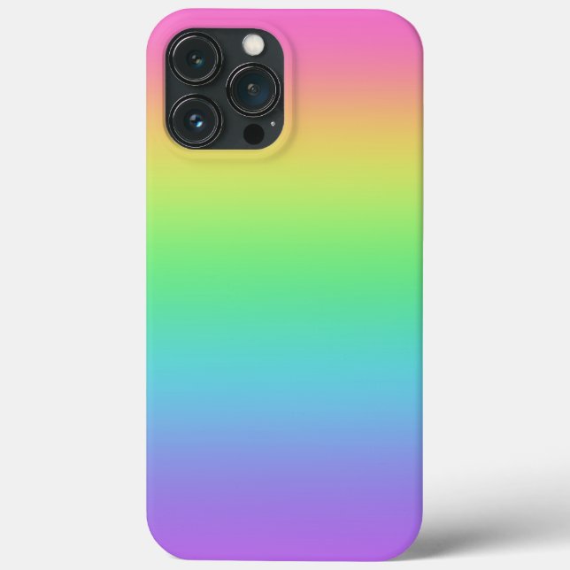 Rainbow Gradient Case-Mate iPhone Hülle (Rückseite)