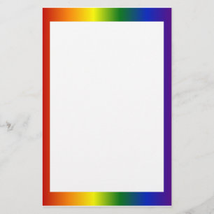 Rainbow Gradient Frame Briefpapier