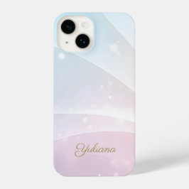 Rainbow Gradient Invitation | Elegant Pastel Spark iPhone 14 Hülle