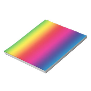 Rainbow Gradient Notizblock
