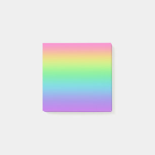 Rainbow Gradient Post-it Klebezettel
