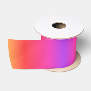Rainbow Gradient Ribbon Satinband