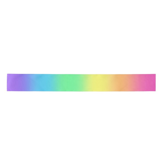 Rainbow Gradient Satinband (Vorderseite)