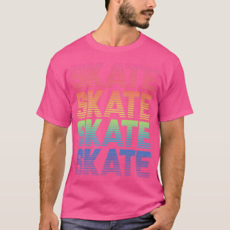 Rainbow Gradient Skate T-Shirt