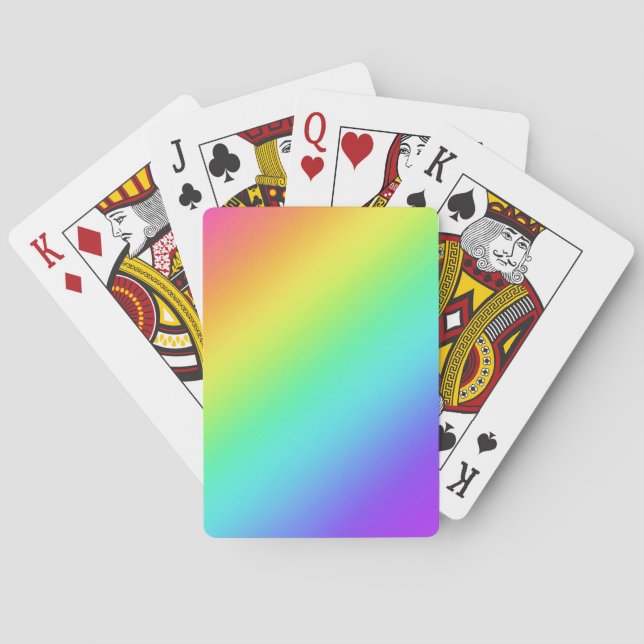 Rainbow Gradient Spielkarten (Rückseite)