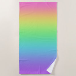 Rainbow Gradient Strandtuch