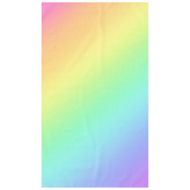 Rainbow Gradient Tischdecke (Vorderseite)