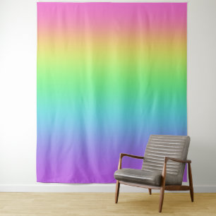 Rainbow Gradient Wandteppich