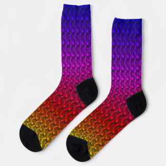 Rainbow Gradienten Pangolin Crew Socken