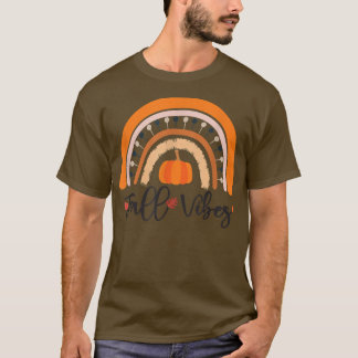 Rainbow Graphics Autumn Pumpkin T-Shirt
