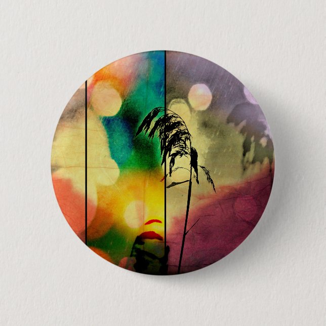 Rainbow Grass Drama Button (Vorderseite)