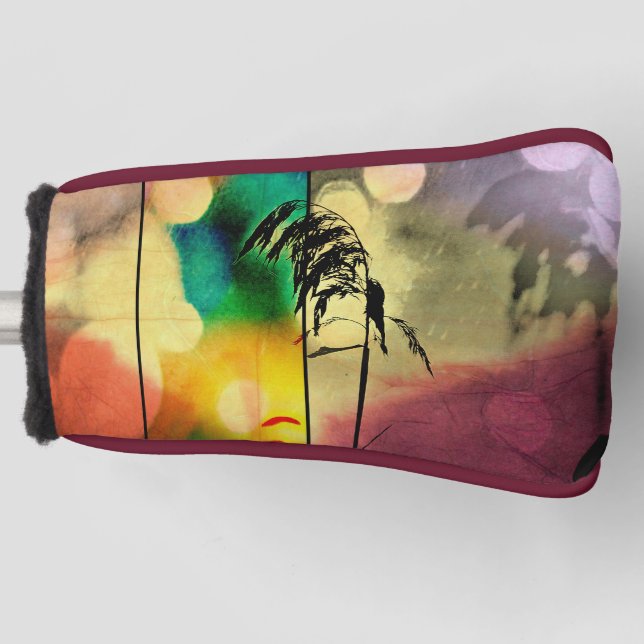 Rainbow Grass Drama Golf Headcover (Vorderseite)