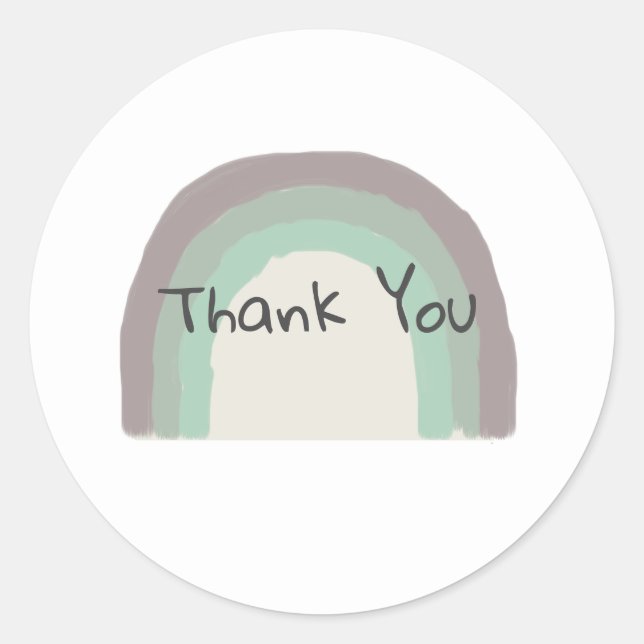 Rainbow Green Ombre Painting Stickers (Vorderseite)