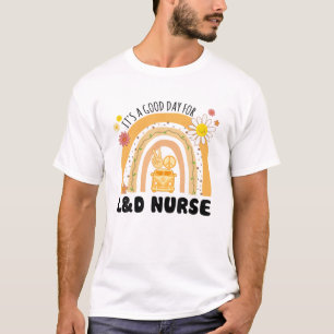 Rainbow Groovy Peace L T-Shirt
