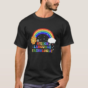 Rainbow Groovy Smile Blume Retro SLP RedeThera T-Shirt