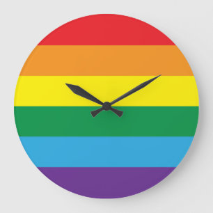 Rainbow Große Wanduhr