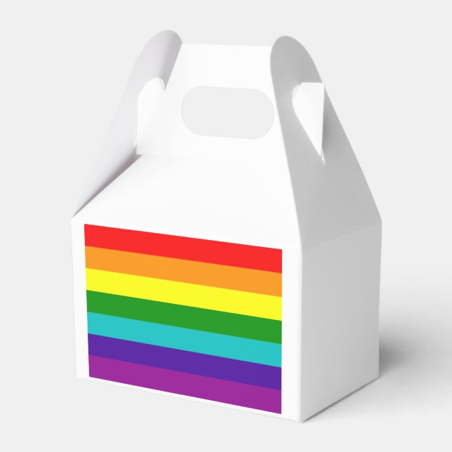 RAINBOW GROSSES GIFT BAG FAVOR BOX GESCHENKSCHACHTEL (Vorderseite)
