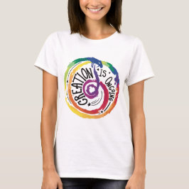 Rainbow Growth Mindset Art Quote T - Shirt