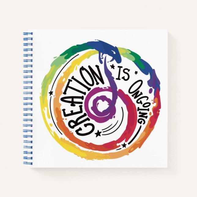 Rainbow Growth Mindset Sketchbook Notizbuch (Vorderseite)