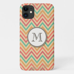 Rainbow Grunge Zigzag Chevrons Case-Mate iPhone Hülle