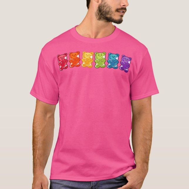 Rainbow Gummy Bears T-Shirt (Vorderseite)
